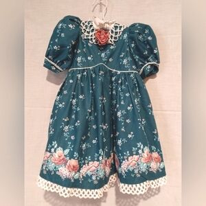 Daisy Kingdom Vintage Little Girls Cotton Dress 24 Months /2T